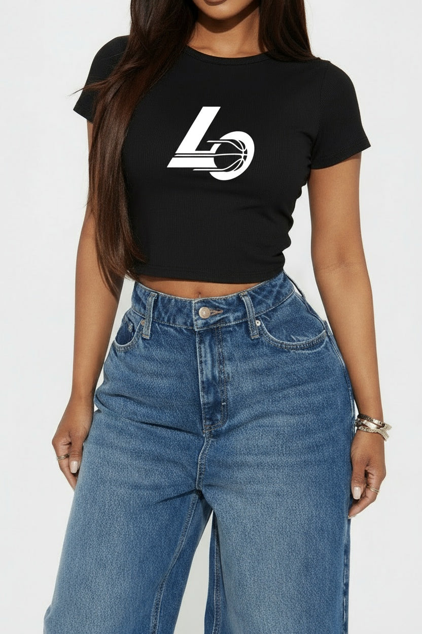 Lamar Odom "LO" Logo Women’s Crop Top