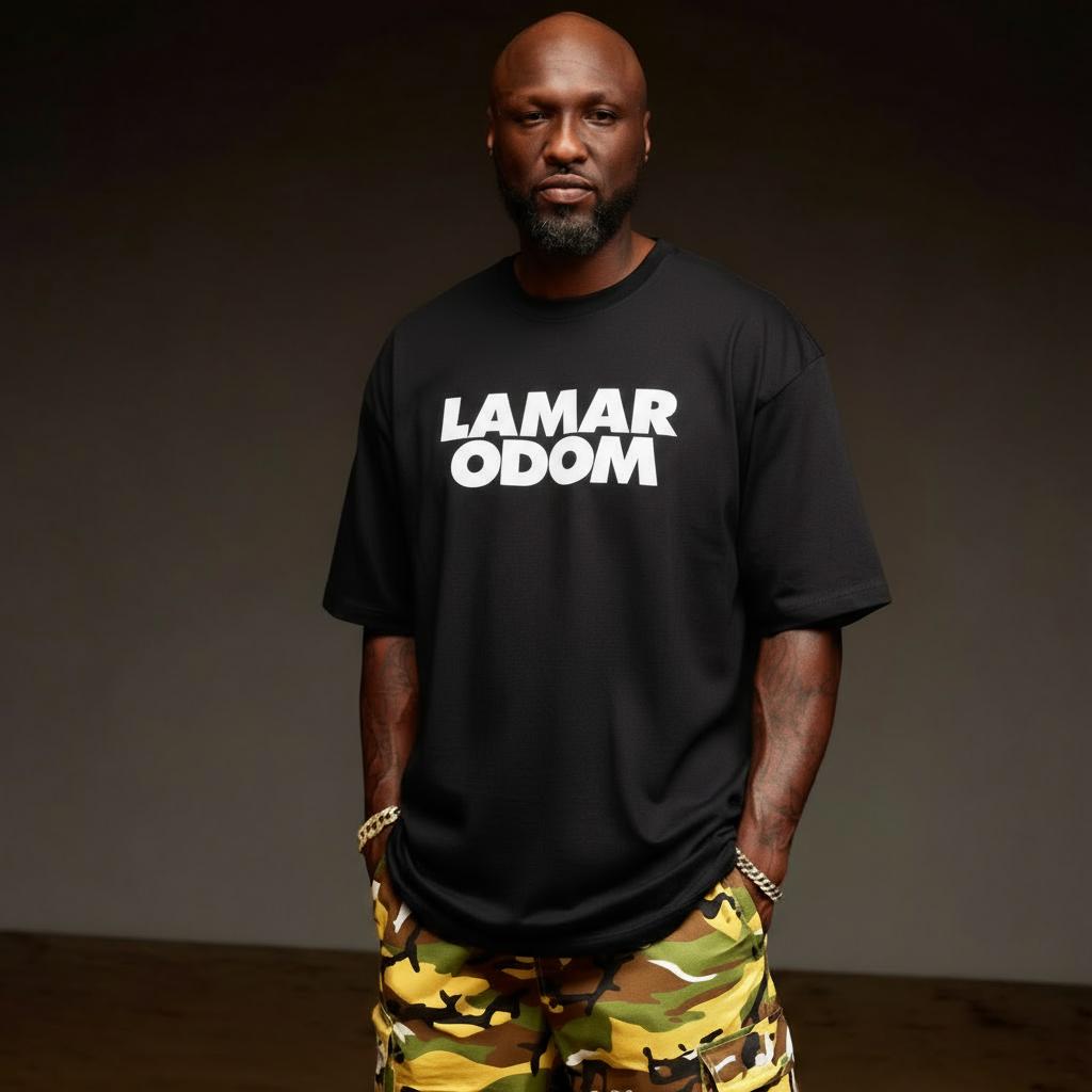 Lamar Odom Classic Black T-Shirt